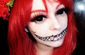Halloween Make-up verwenden Sklera Kreis Objektive