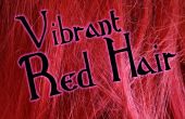 Lebhafte rote Haare pflegen