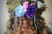 Machen Sie Ihre eigenen Blumen faerie Haarschmuck! Ideal für Hochzeiten und Kostüme. 