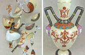 Ausbessern und gebrochenen Keramik und Töpferwaren zu füllen
