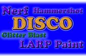 Nerf Hammershot Blaster Disco Glitter Explosion LARP malen