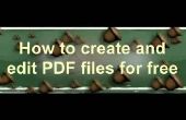Gewusst wie: Erstellen/Bearbeiten von PDF-Dateien kostenlos