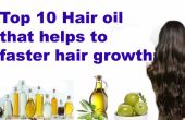 Top 10 natürliche Haaröl schneller Haarwachstum zu fördern