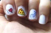 Pizza-Nail-Art