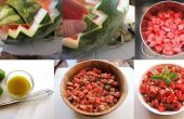 Wassermelonen-Salat mit Kerbel