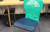 Recycling von alten T-Shirts in Klassenzimmer Sitzbezüge