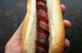 Perfekte Hotdogs: Die Spirale schneiden Hund