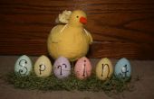Schnelle, einfache, kostengünstige Ei Dekoration für den Frühling! 