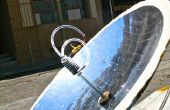 Aufbau einer parabolischen Solar-Warmwasser-Heizung mit 123D