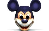 DIY 3D Mickey-Mouse-Papier-Maske