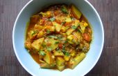 Kartoffeln und Blumenkohl Curry