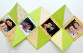 Mini-Album - wie man einen Kürbis (squash Karte) buchen - DIY Papierfertigkeiten