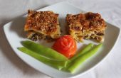 Geräucherter Lachs und Pilz-Lasagne