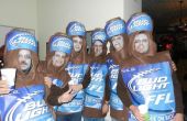 Coolste Zombie Six Pack Bud Light Kostüm