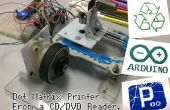 Dot-Matrix-Drucker von einem CD-/DVD-Leser mit Arduino