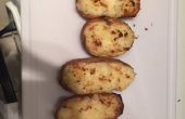 Hausgemachte zweimal gebackene Kartoffeln