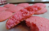 Locker und luftig rosa Limonade Cookies