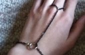 Einfache Kette Ring Armband (Slave Bracelet)