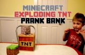 Minecraft, explodierende TNT Streich Bank (Holz Drucker-Image-Transfer)