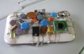 Eine ästhetische Telefon Fall von elektronischen Bauteilen