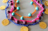 DIY Gesteinsablagerungen Halskette ein Armbänder mit Perls