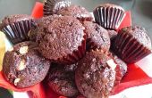 Schokoladen-Muffins feucht