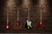 Gitarren für Schlüsselbund oder an der Wand