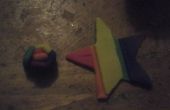 Regenbogen-Play-Doh-Spiralen und Sterne