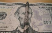 Geld-Tricks: Wie erstelle ich Abe Lincoln (auf der Rechnung $5) Lächeln und die Stirn runzeln. 