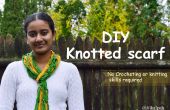 DIY Knotted Schal - keine häkeln oder Stricken erforderliche Fertigkeiten