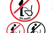 Erstellen Sie Ihre eigene wirksamen sitzen-Down-pissen-Zeichen für Ihre Toilette/WC (3 Download-Dateien)