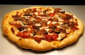 Spanisch inspirierte Pizza mit Manchego, Chorizo und Feigen