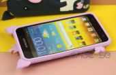 Niedlichen 3D Cartoon Schwein Silicone Case für Samsung Galaxy Note i9220