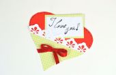 Herz - Last-Minute-Geschenk-Karten zum Valentinstag - DIY-basteln Papier