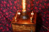 Vintage Steampunk-Lampe