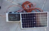Kleiner 12V Batterie Solarenergie aufladen Rig für Wohnwagen oder Wohnmobil