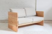 Hausgemachte moderne DIY-Box Sofa