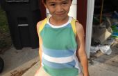 Farbe blockiert Nähen: Upcycled Kinder Shirt