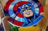 Marvel Heroes Kindertisch gemalt cool