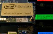 Intel Edison Temperatur Logger mit RBG-LCD