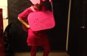 Pink Elephant-Auto-Waschanlagen-Kostüm