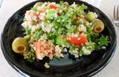 Einfach coole Sommer-Quinoa und Kale "Teaneck Salat"-Veganer, glutenfreie