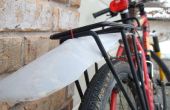 Fahrrad Fender machte aus einem Kunststoff Krug