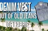 Wie erstelle ich Jeansweste aus alten Jeans Schritt für Schritt Video