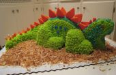 3D Dinosaurier-Geburtstag-Kuchen