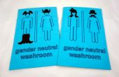 Gender-Neutral Waschraum Zeichen