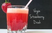 Virgin Erdbeer trinken (mit einer geheimen Zutat!) 