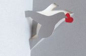 Wie erstelle ich eine Taube oder eine Taube (oder ein Storch) mit einem einzigen Blatt Papier