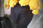 Blumenkohl-Kopf: Halloween Veggie Herzstück