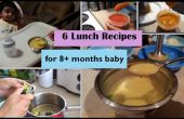 6 Mittagessen Rezepte für 8 + Monate Baby | Stufe 3 - hausgemachte Baby Food Rezepte